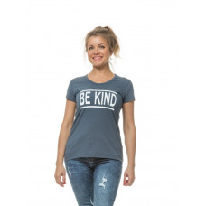 132 Футболка Be kind, графит