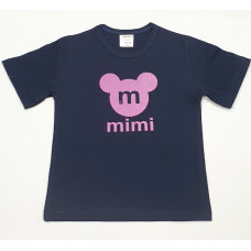 001 Футболка детская "Mimi", т.синий