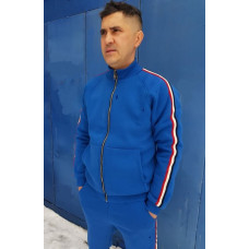 274 Костюм утепленный, василек с лампасом