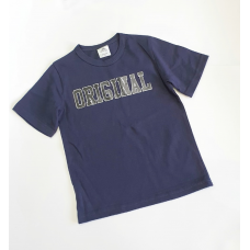 001 Футболка детская "original", т.синий